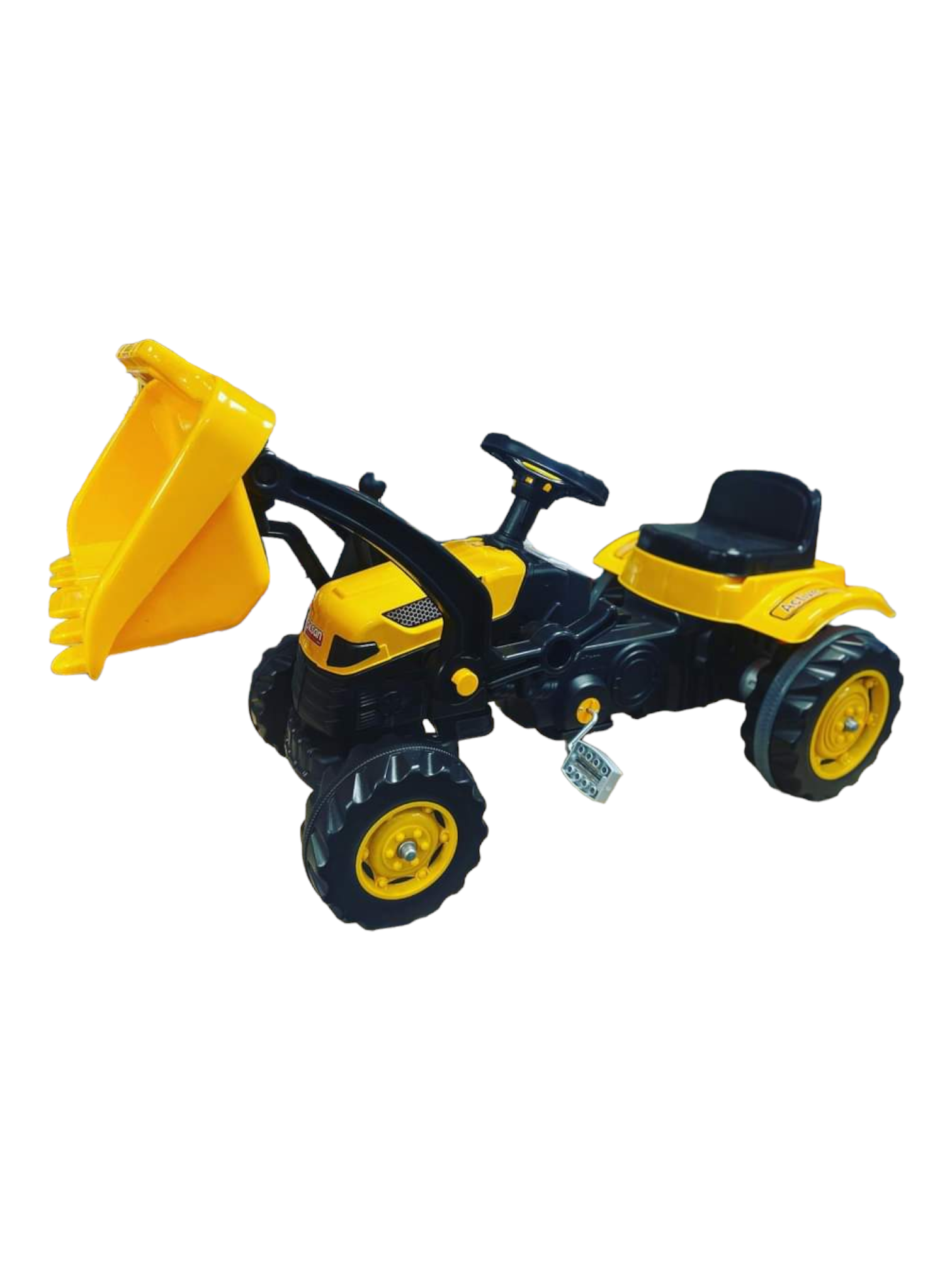 Трактор с гребло.