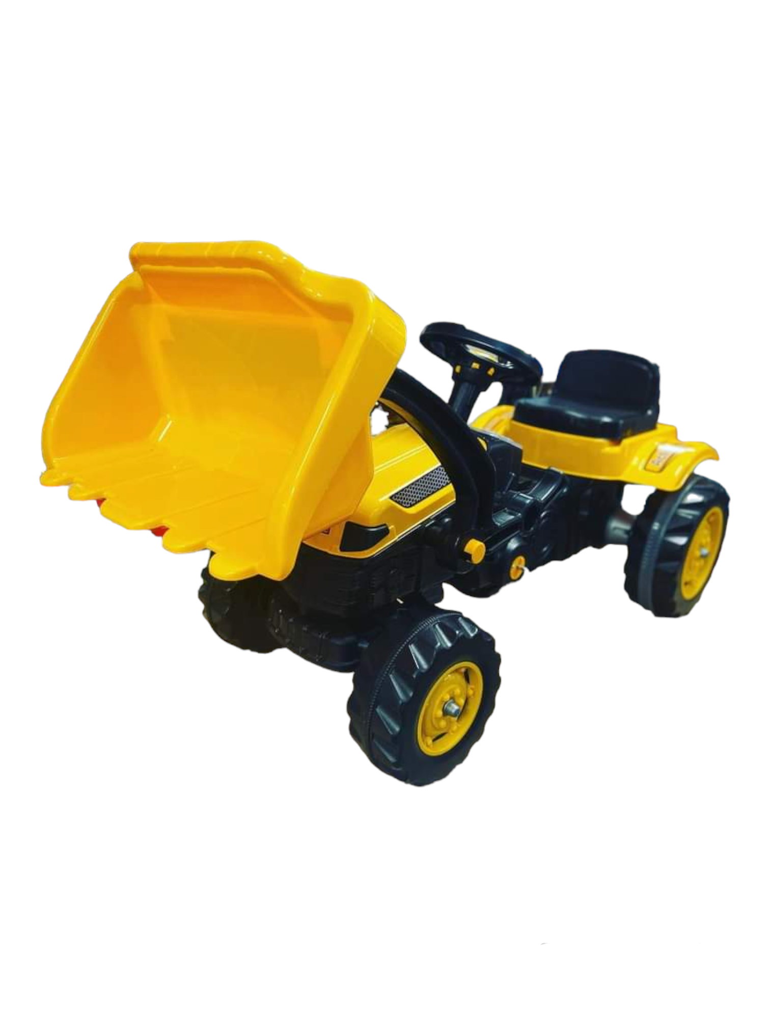 Трактор с гребло.