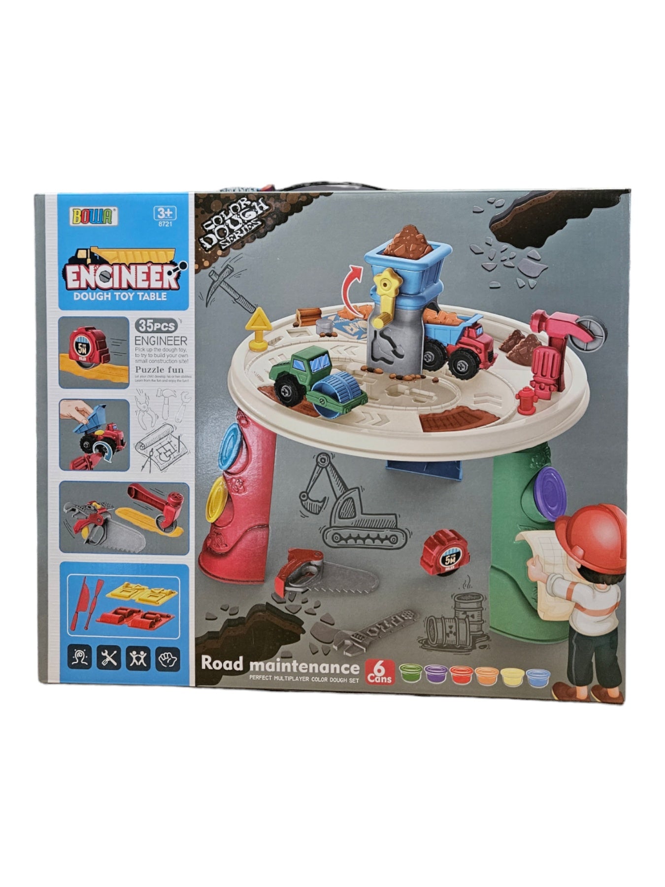 Комплект масичка с пластилин "Малък инженер ".