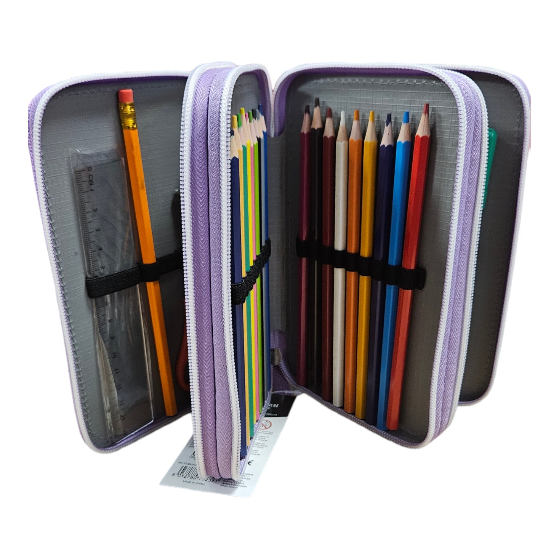 TUT Pastel несесер с 3 ципа, ПЪЛЕН.