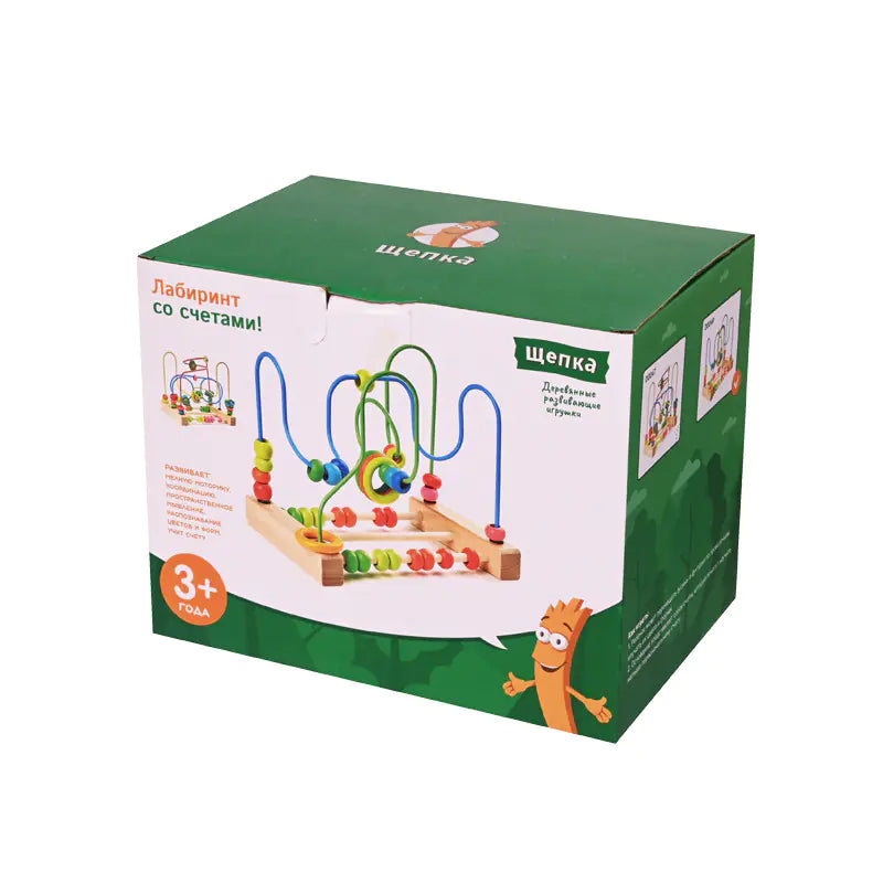 Дървена Игра лабиринт.