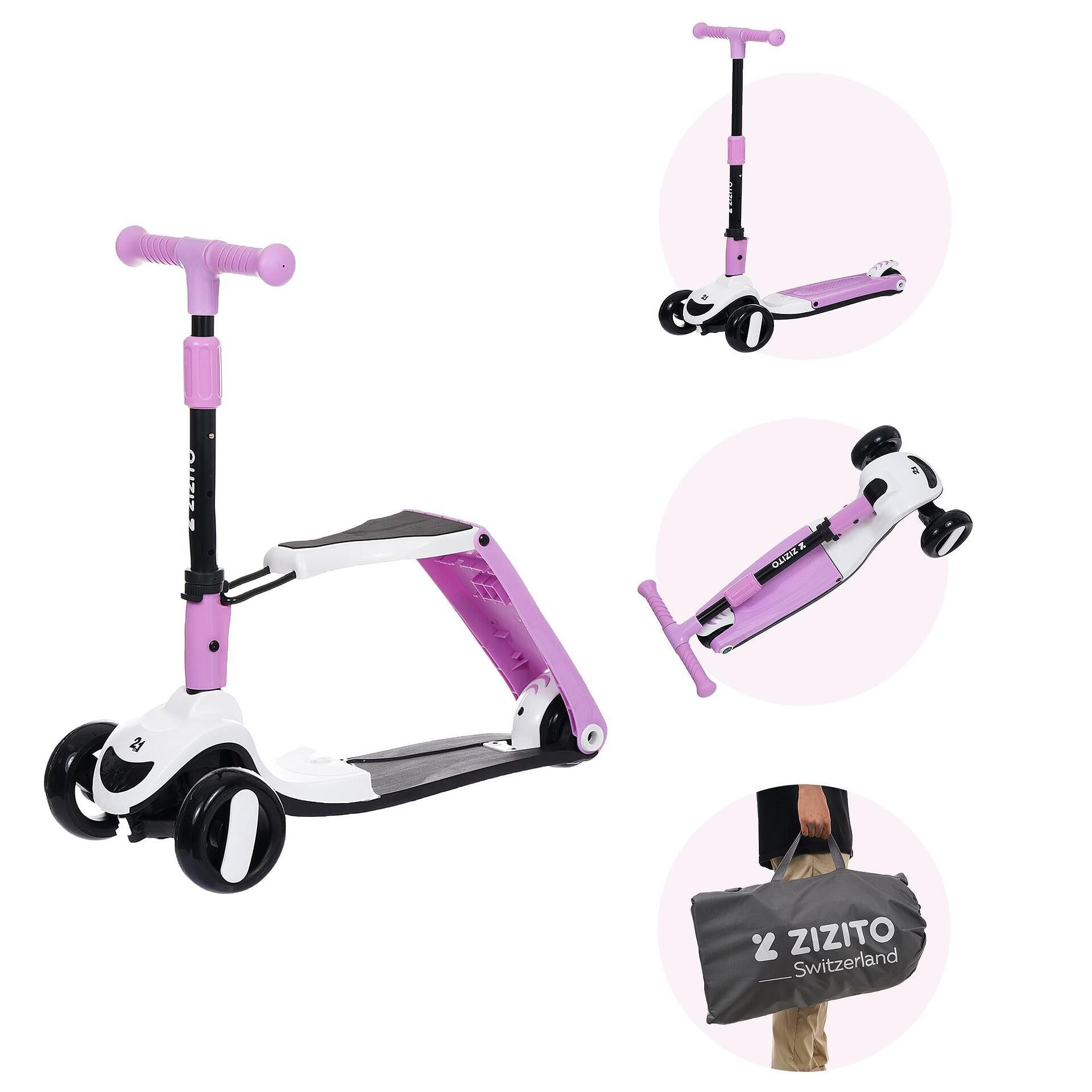 ZIZITO Тротинетка Darby 2 в 1.